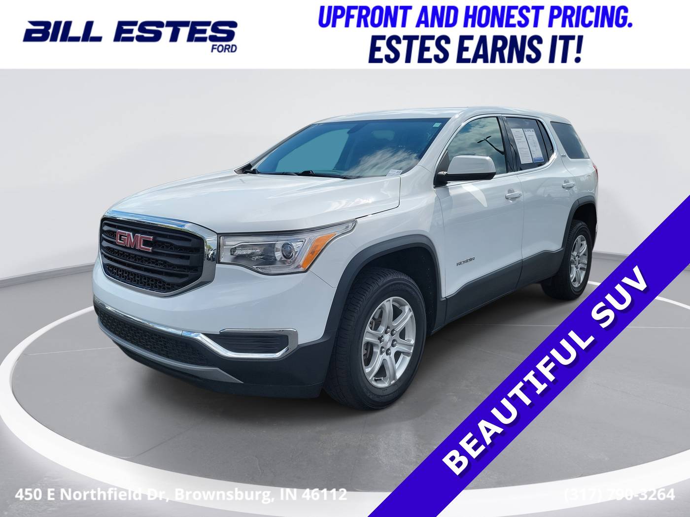 2018 GMC Acadia SLE — SUV — 100,632 mi — Brownsburg, IN