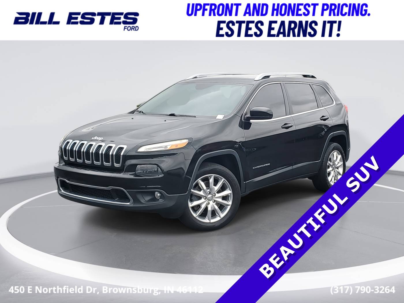2016 Jeep Cherokee Limited — SUV — 109,712 mi — Brownsburg, IN