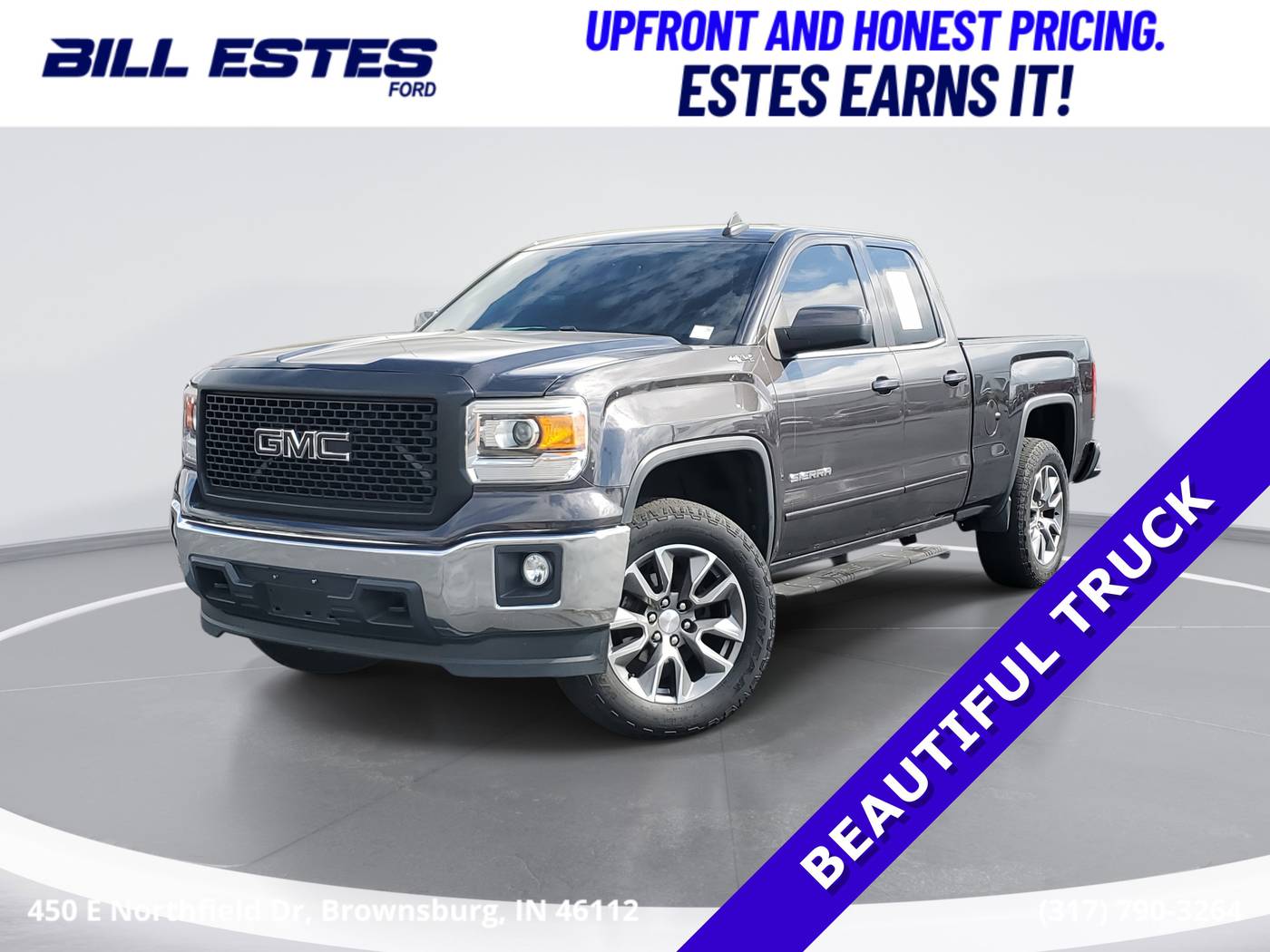 2015 GMC Sierra 1500 SLE — Pickup Truck — 109,324 mi — Brownsburg, IN
