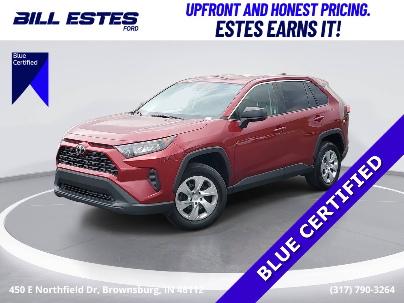 2022 Toyota RAV4 LE — SUV — 80,024 mi — Brownsburg, IN