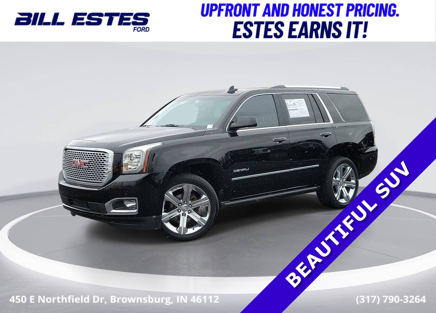 2017 GMC Yukon Denali — SUV — 89,697 mi — Brownsburg, IN