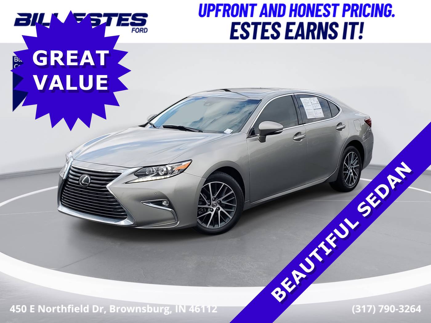2018 Lexus ES ES 350 — Sedan — 57,857 mi — Brownsburg, IN