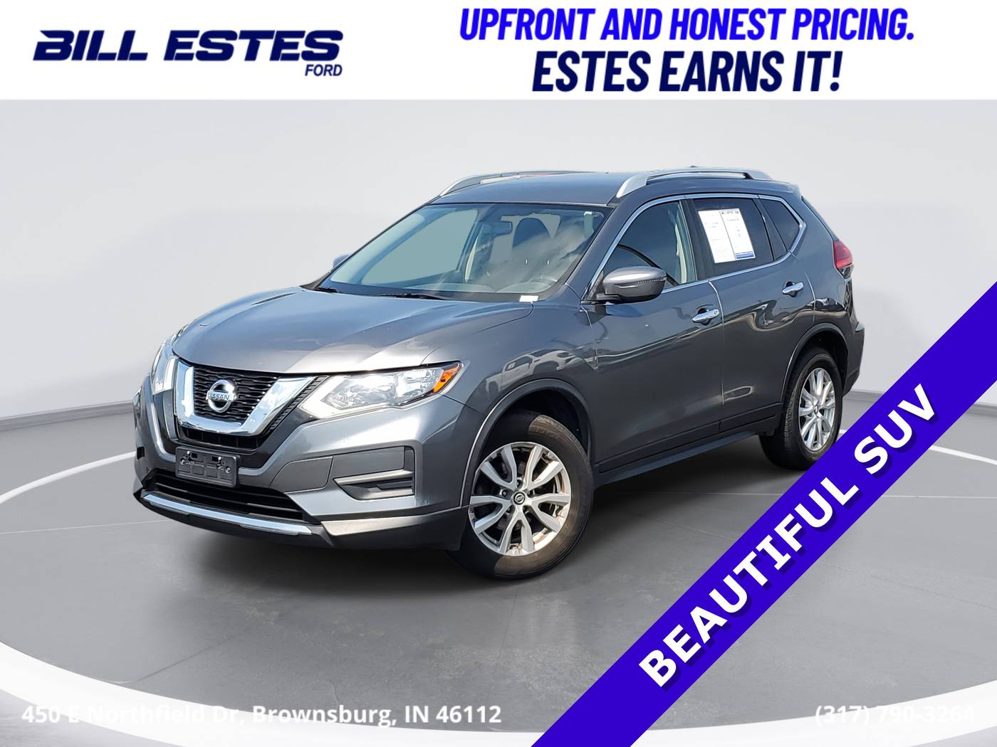 2017 Nissan Rogue SV — SUV — 136,013 mi — Brownsburg, IN