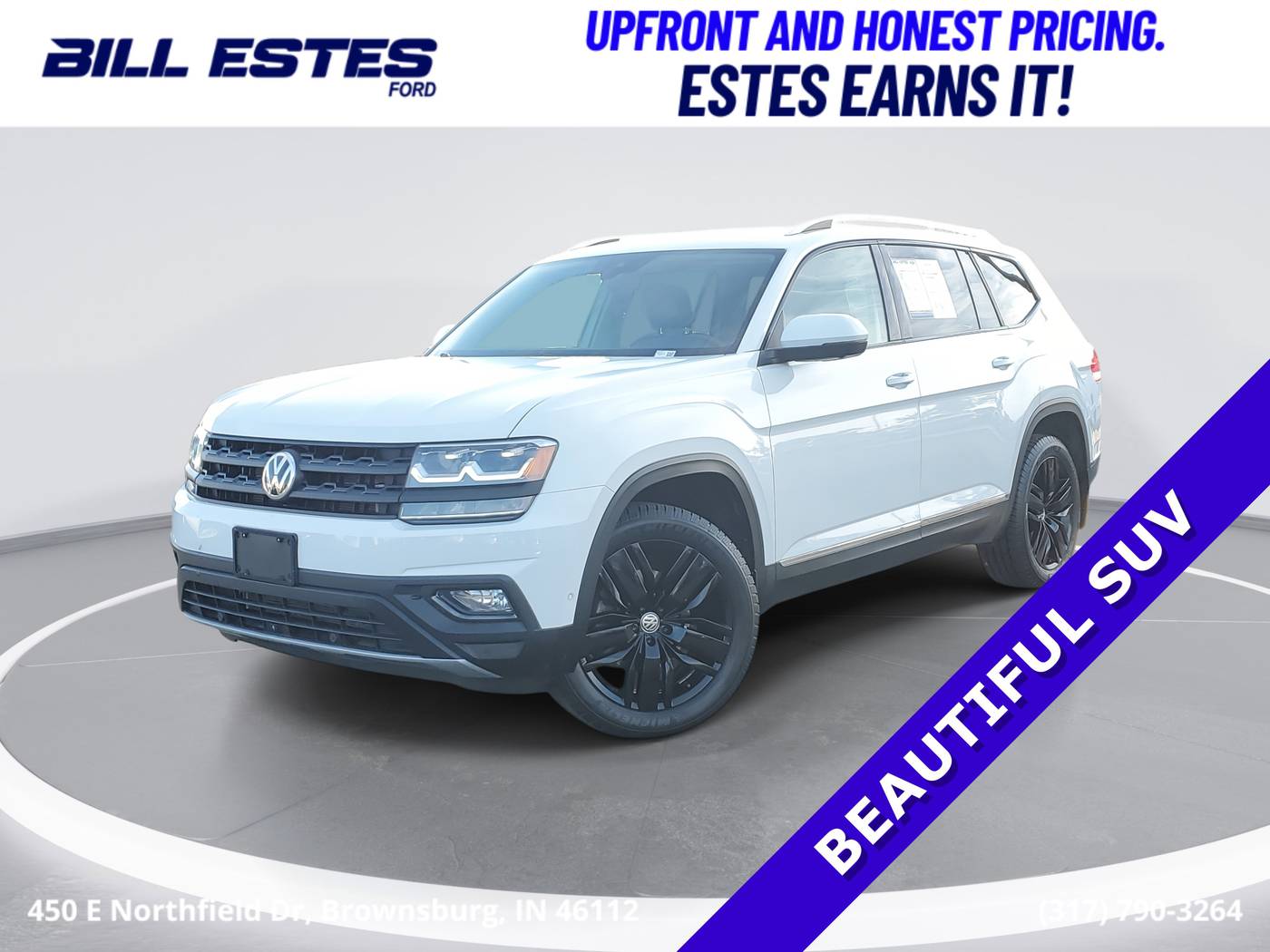 2019 Volkswagen Atlas SEL Premium — SUV — 130,392 mi — Brownsburg, IN