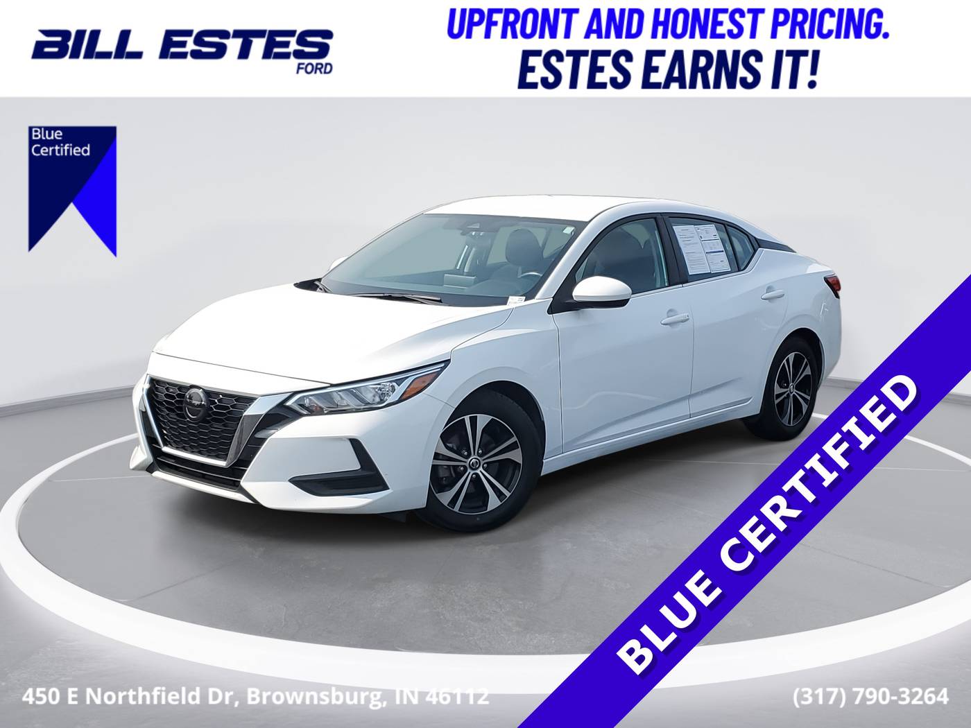 2022 Nissan Sentra SV — Sedan — 52,932 mi — Brownsburg, IN