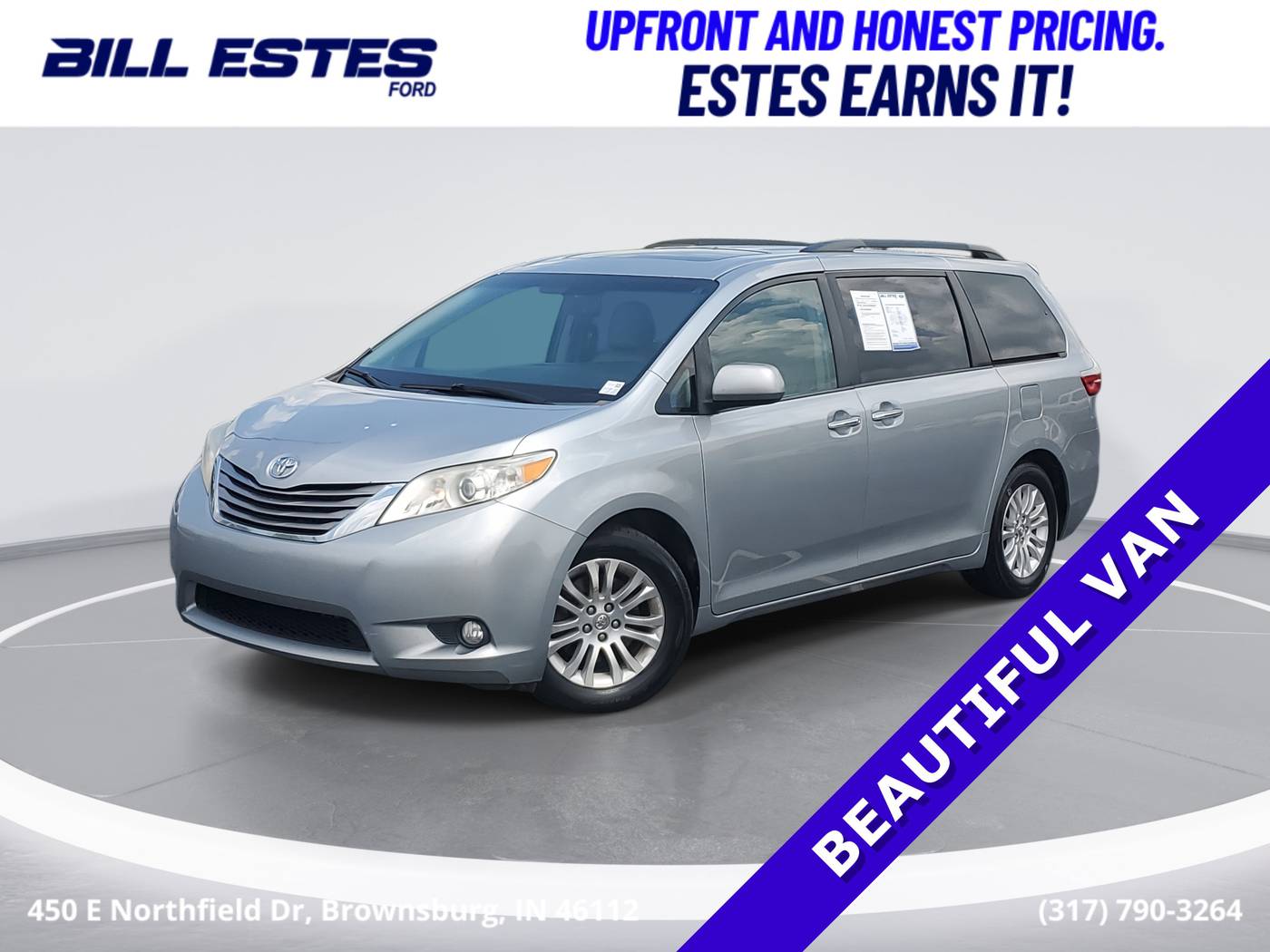2015 Toyota Sienna XLE Premium — Minivan — 189,051 mi — Brownsburg, IN