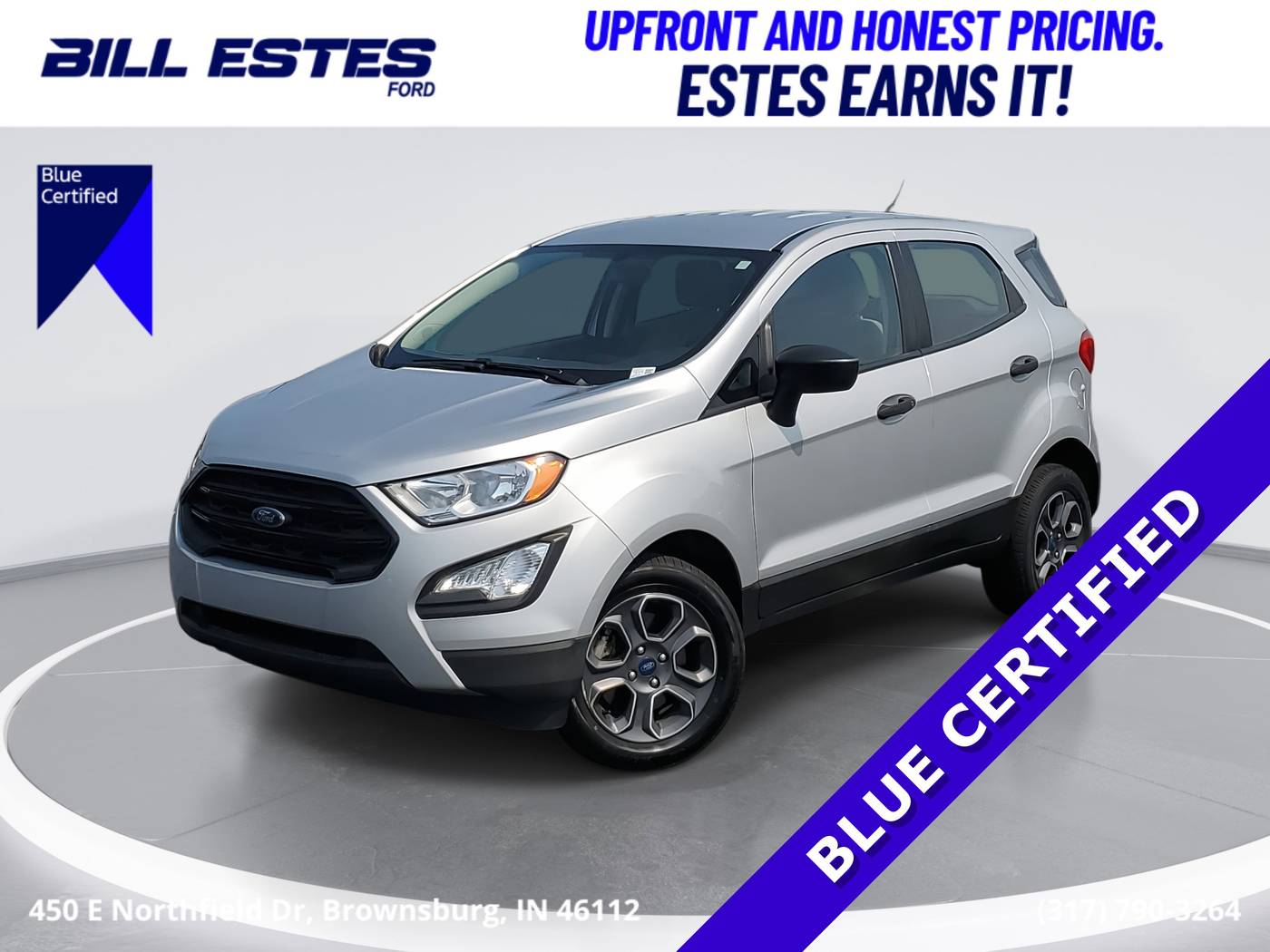 2021 Ford EcoSport S — SUV — 44,625 mi — Brownsburg, IN
