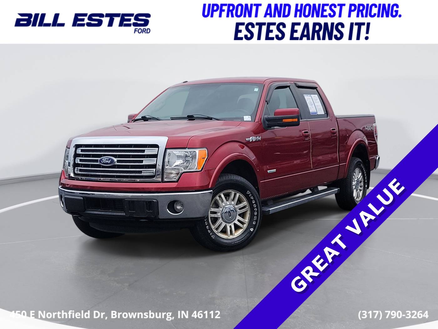 2014 Ford F-150 Lariat — Pickup Truck — 131,677 mi — Brownsburg, IN