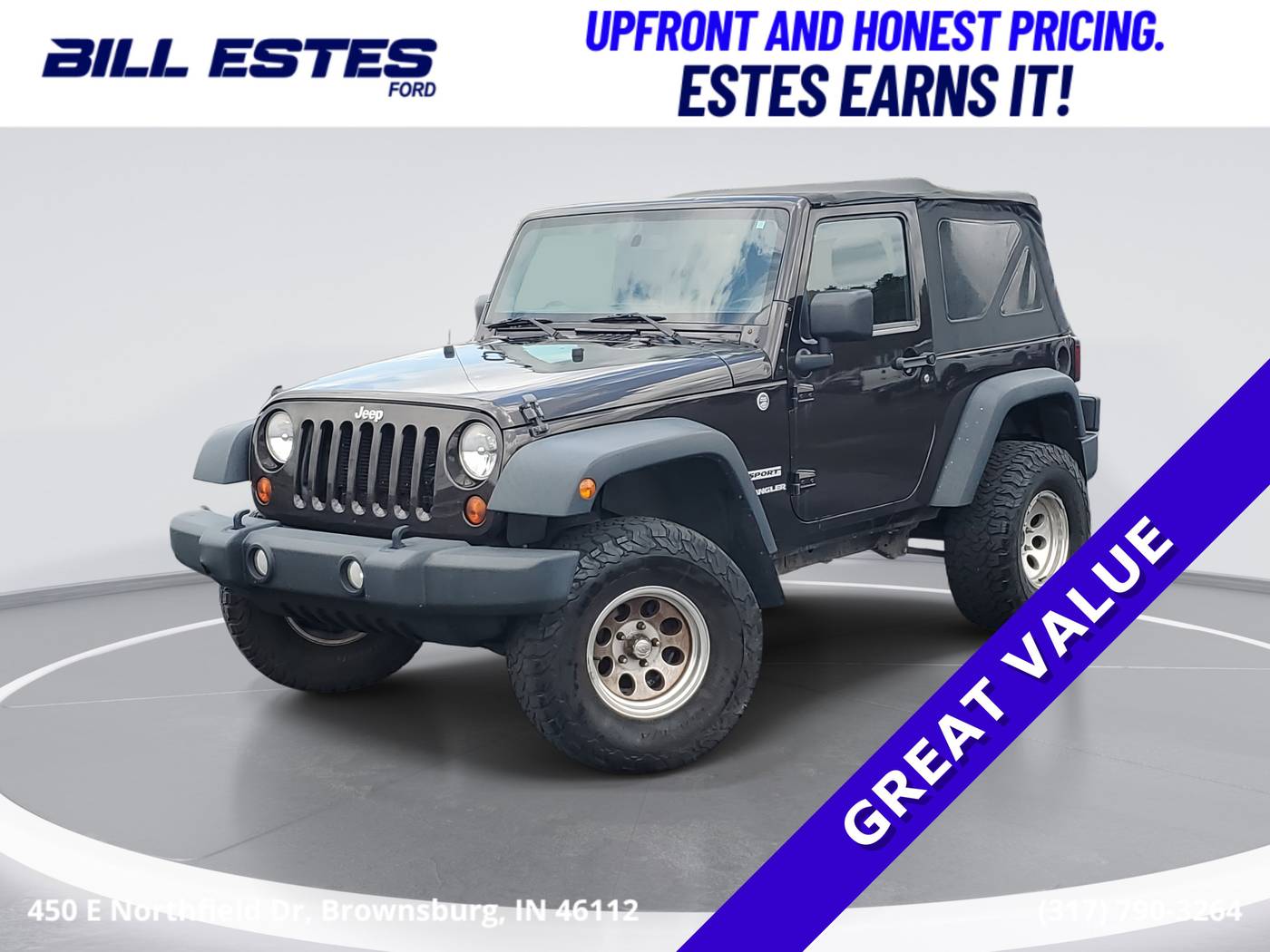 2013 Jeep Wrangler Sport — SUV — 145,704 mi — Brownsburg, IN