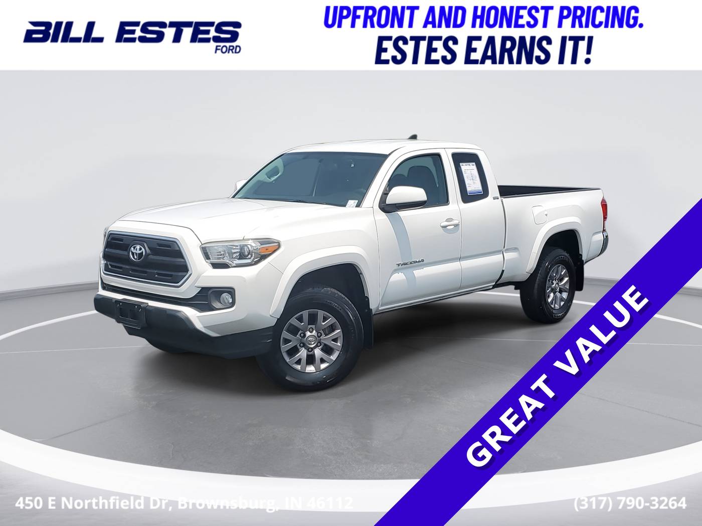 2017 Toyota Tacoma SR5 — Pickup Truck — 96,619 mi — Brownsburg, IN