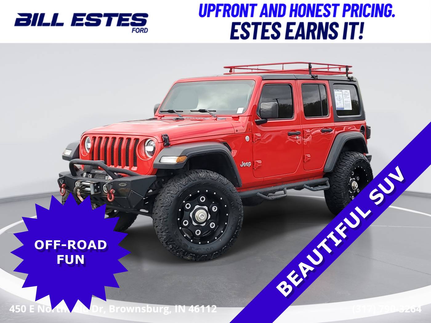 2019 Jeep Wrangler Sport S — SUV — 65,029 mi — Brownsburg, IN