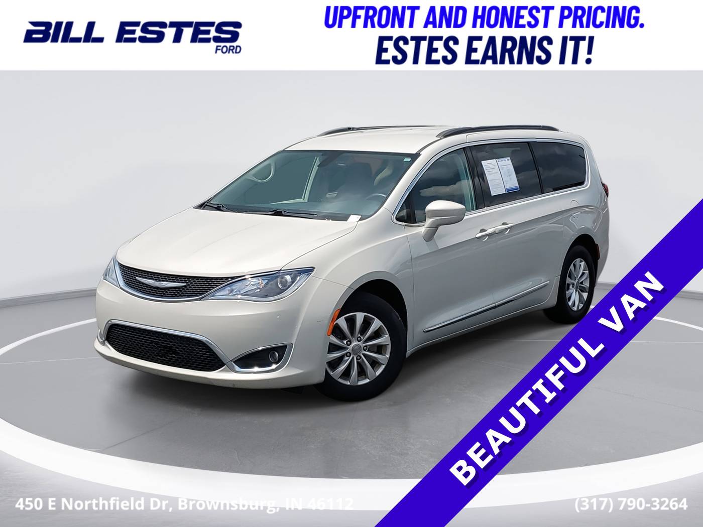 2017 Chrysler Pacifica Touring L — Minivan — 107,000 mi — Brownsburg, IN