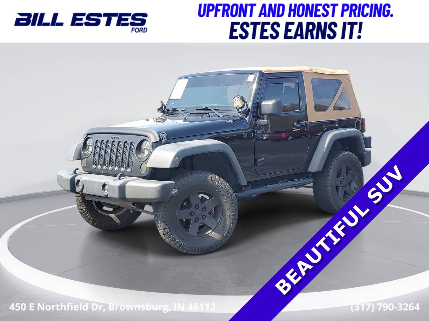 2012 Jeep Wrangler Sport — SUV — 118,760 mi — Brownsburg, IN