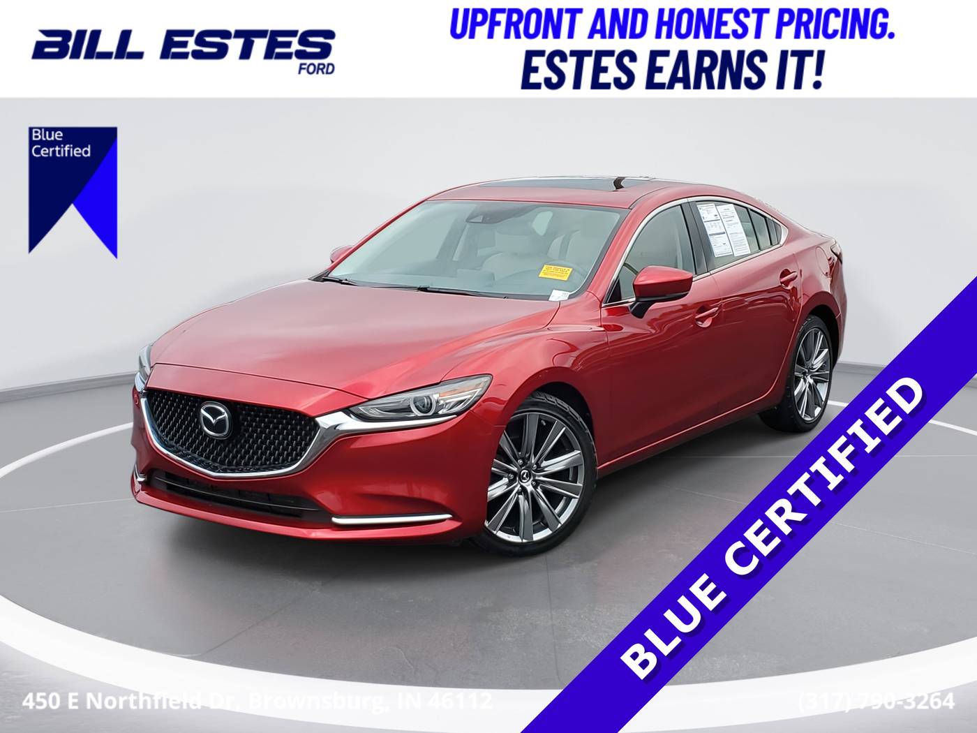 2018 Mazda Mazda6 Grand Touring Reserve — Sedan — 92,918 mi — Brownsburg, IN