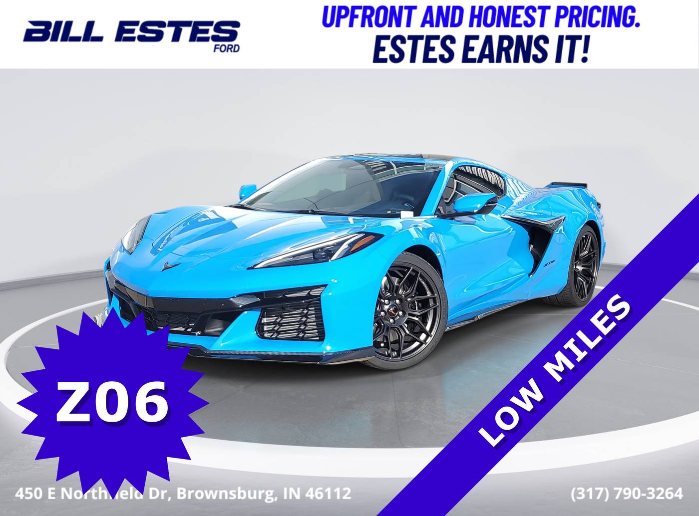 2024 Chevrolet Corvette Z06 2LZ — Coupe — 1,351 mi — Brownsburg, IN