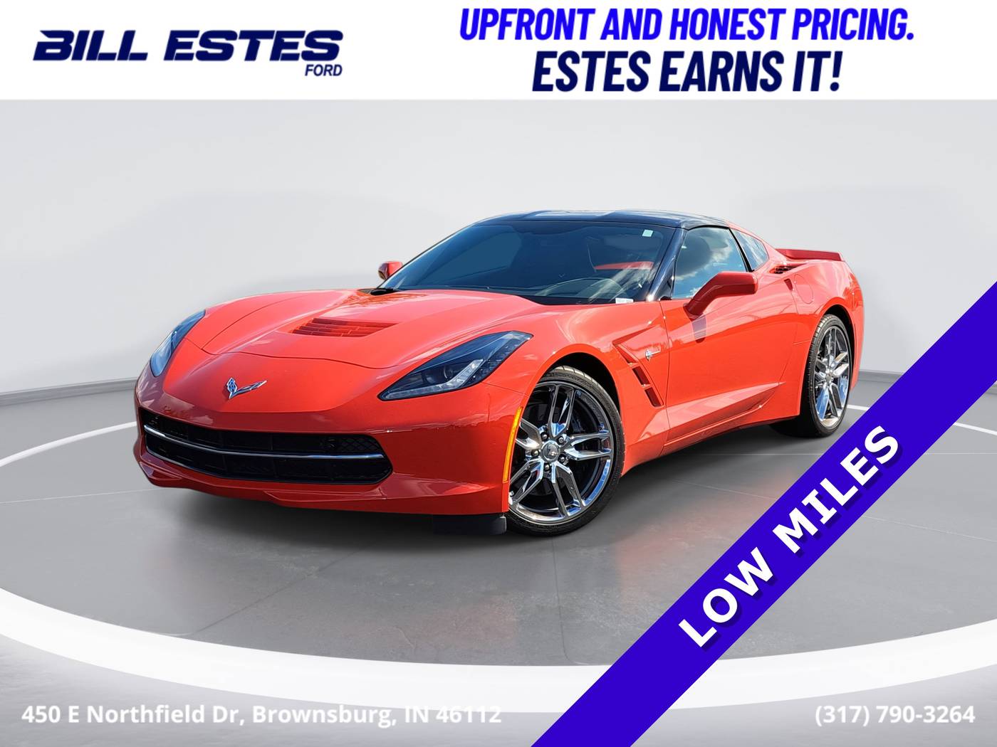 2017 Chevrolet Corvette Z51 2LT — Coupe — 6,674 mi — Brownsburg, IN