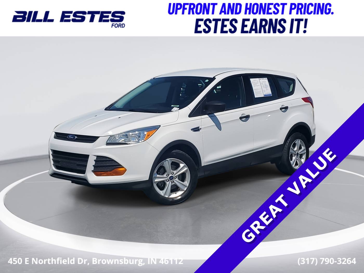 2016 Ford Escape S — SUV — 68,926 mi — Brownsburg, IN