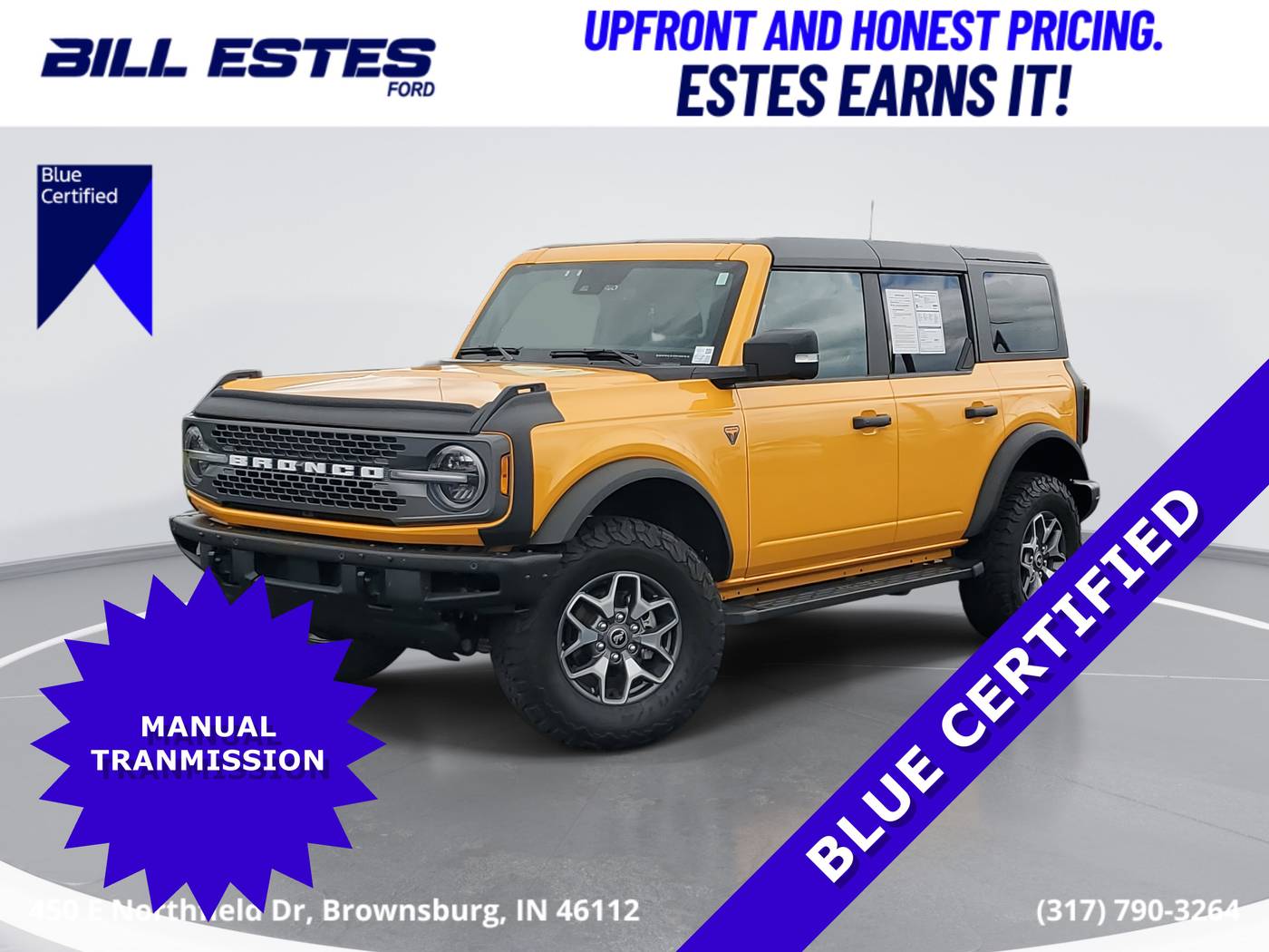 2022 Ford Bronco Badlands — SUV — 42,437 mi — Brownsburg, IN