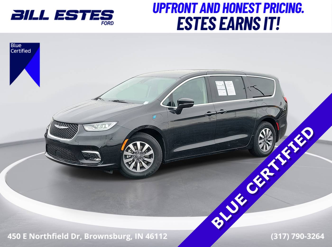 2022 Chrysler Pacifica Hybrid Touring L — Minivan — 78,669 mi — Brownsburg, IN