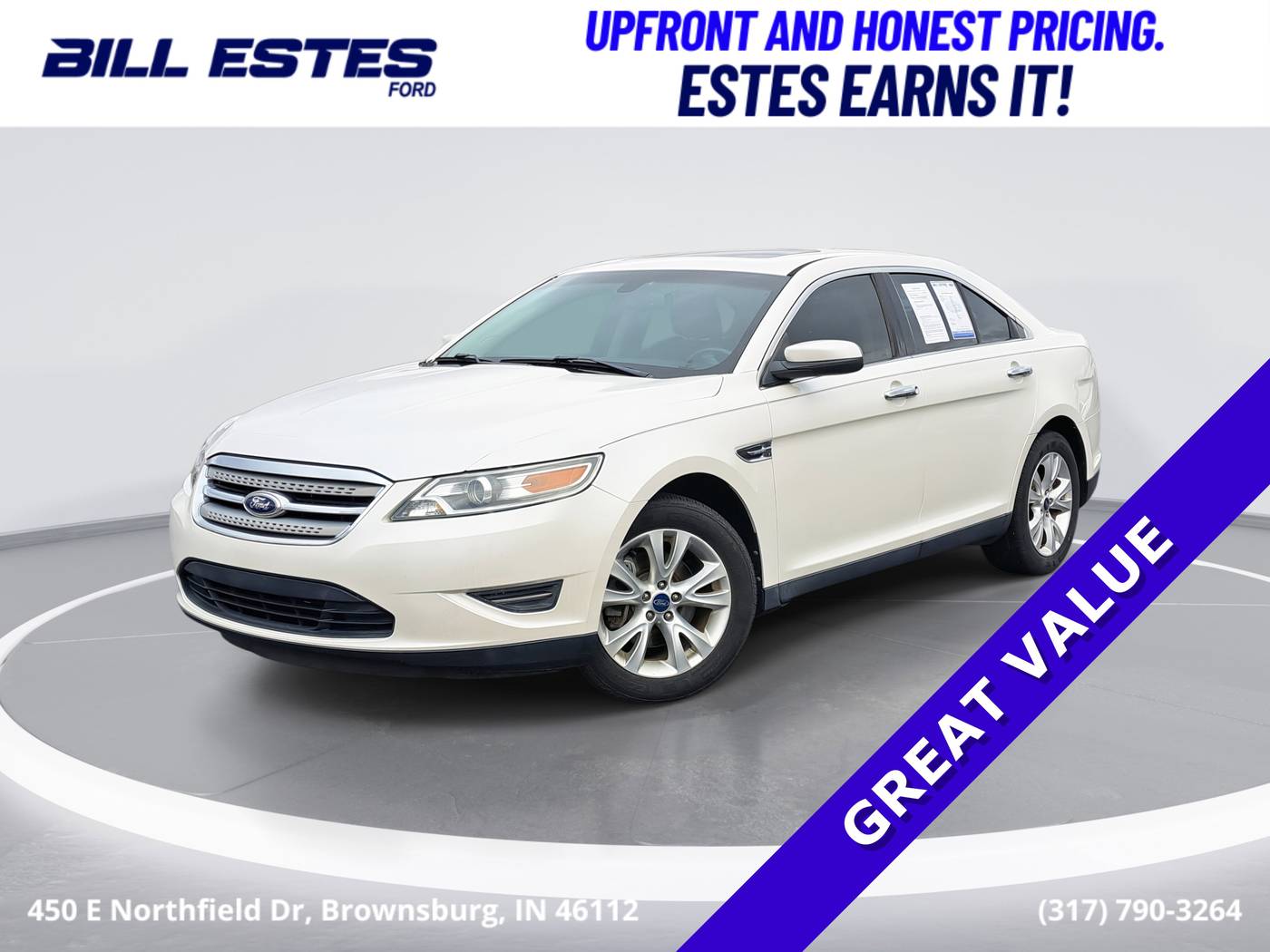 2011 Ford Taurus SEL — Sedan — 108,967 mi — Brownsburg, IN