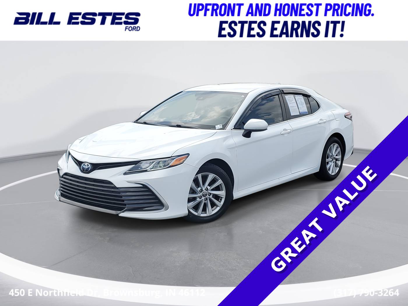 2022 Toyota Camry LE — Sedan — 104,355 mi — Brownsburg, IN