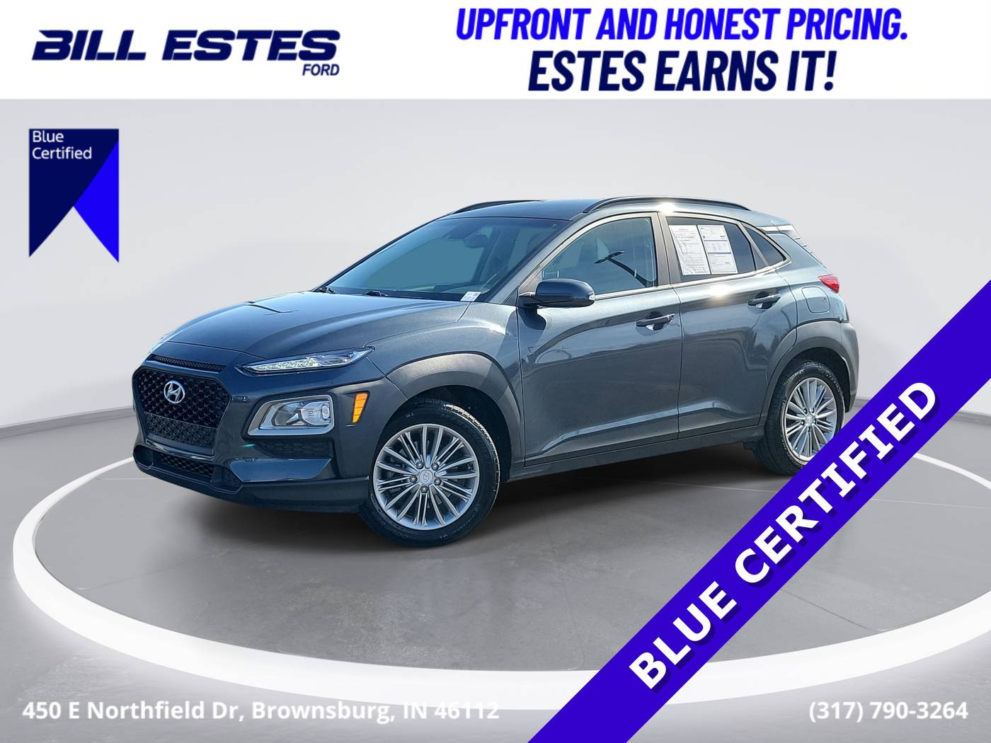 2020 Hyundai Kona SEL — SUV — 92,410 mi — Brownsburg, IN
