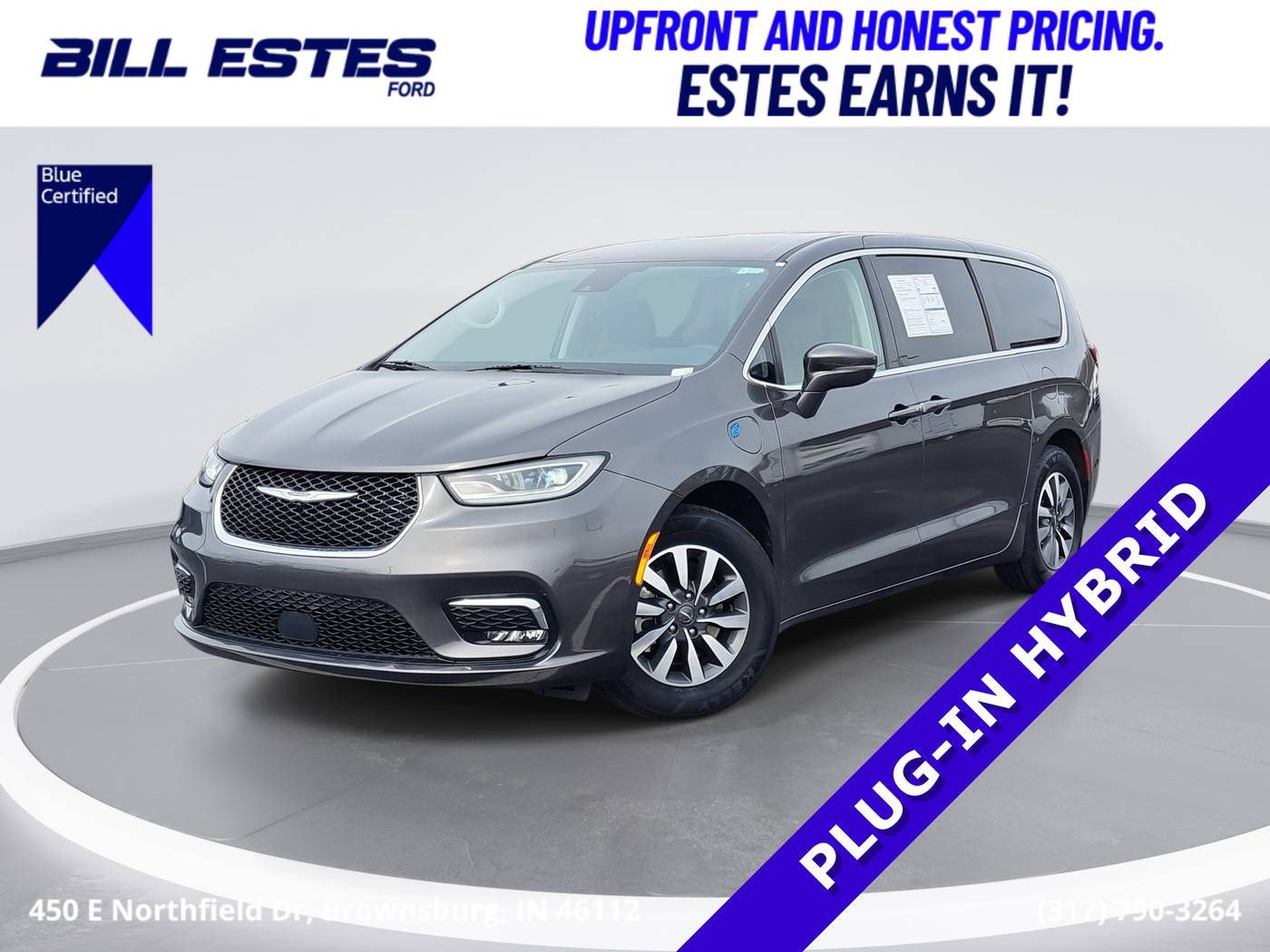 2022 Chrysler Pacifica Hybrid Touring L — Minivan — 62,319 mi — Brownsburg, IN