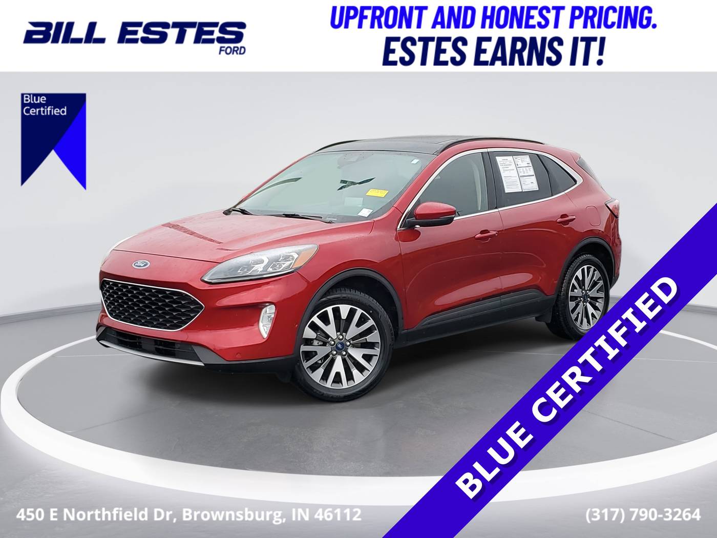 2020 Ford Escape Titanium — SUV — 87,104 mi — Brownsburg, IN