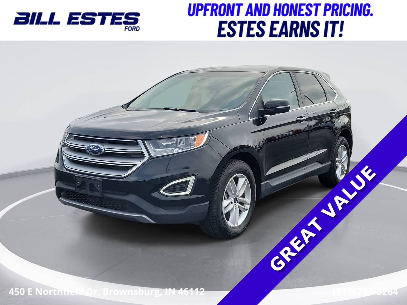 2016 Ford Edge SEL — SUV — 240,725 mi — Brownsburg, IN