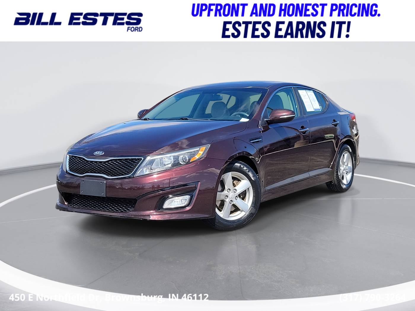 2015 Kia Optima LX — Sedan — 123,852 mi — Brownsburg, IN