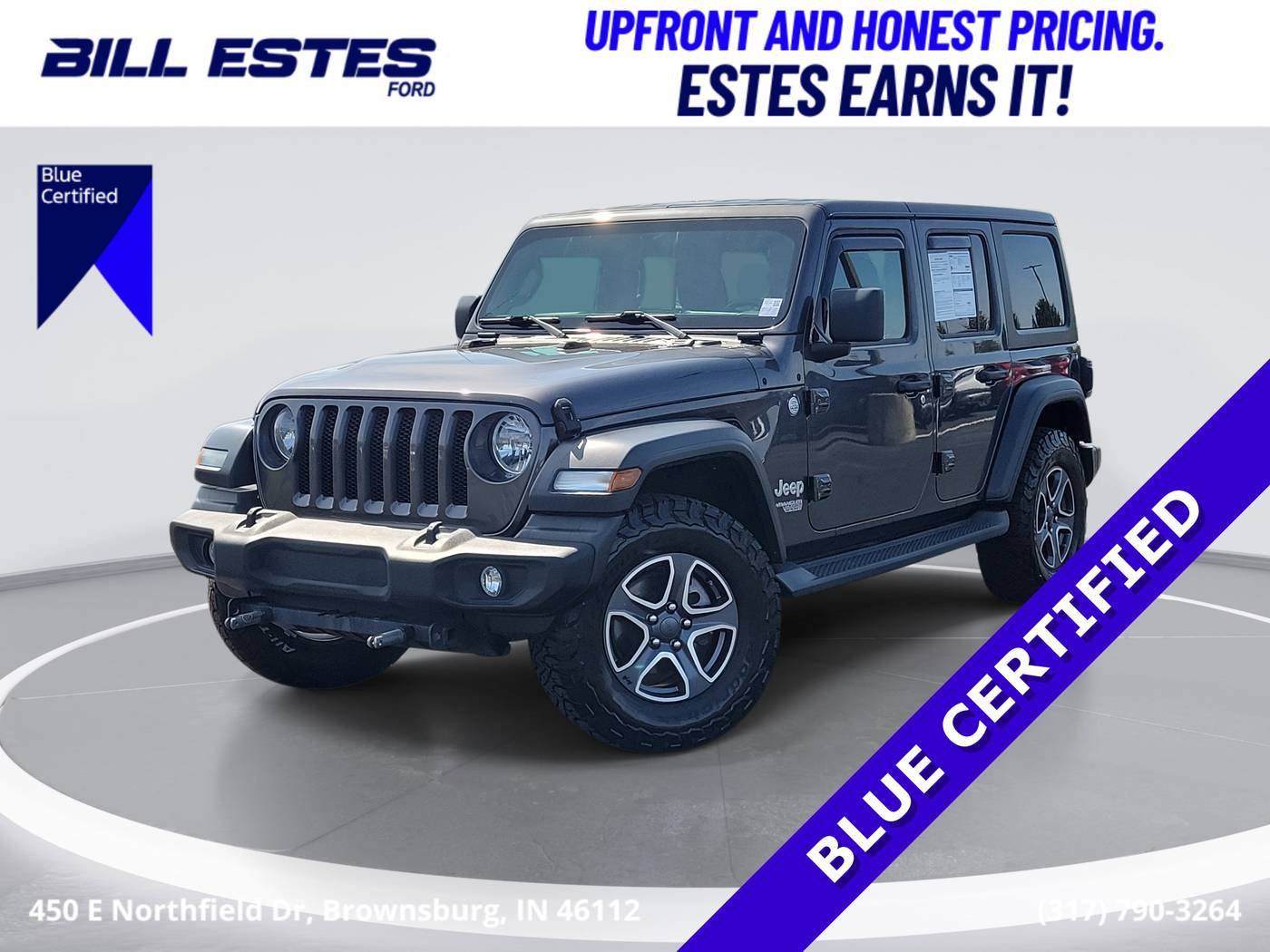 2020 Jeep Wrangler Sport S — SUV — 75,393 mi — Brownsburg, IN