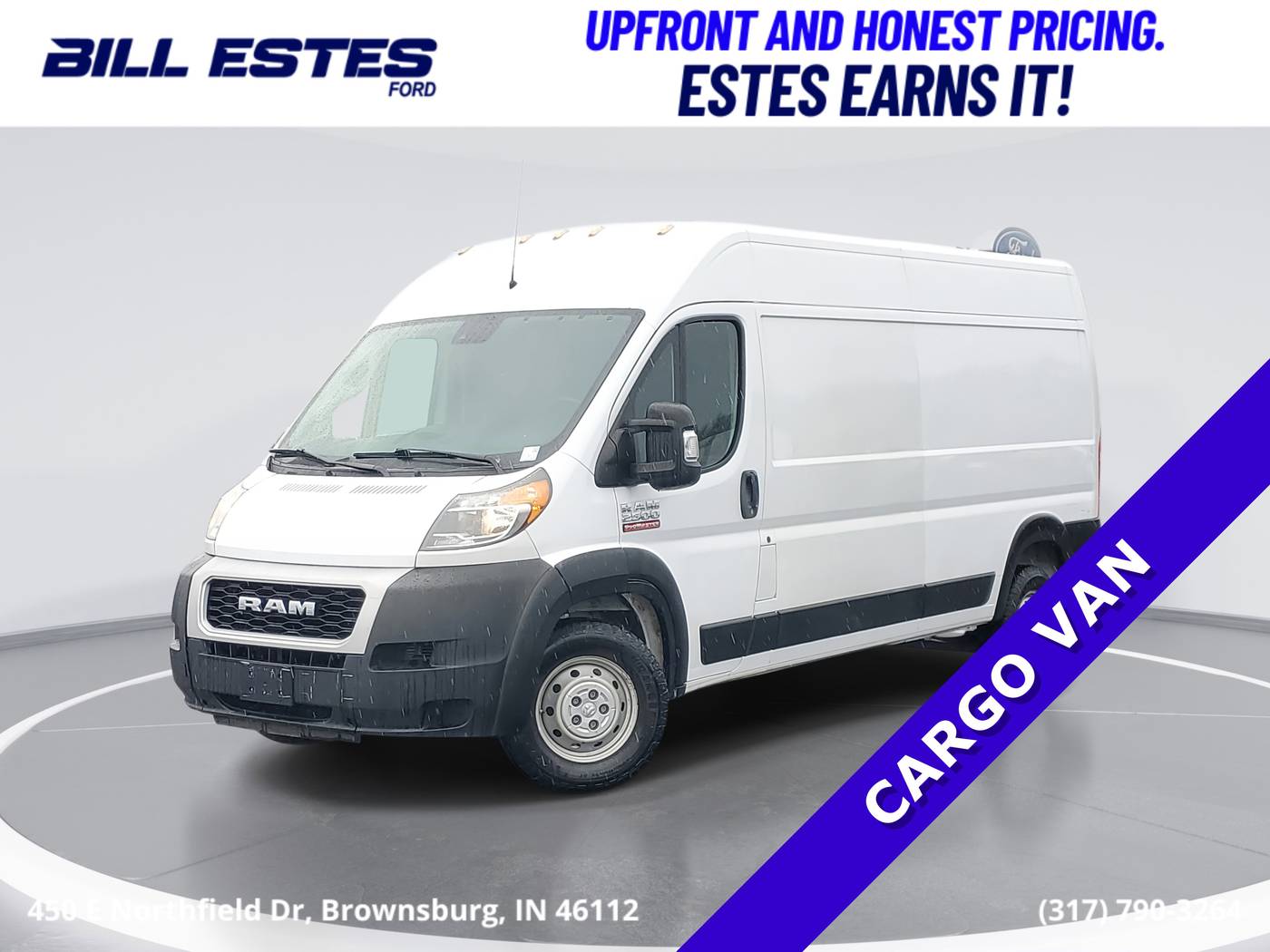 2021 Ram ProMaster Cargo Van 2500 — Cargo Van — 60,747 mi — Brownsburg, IN