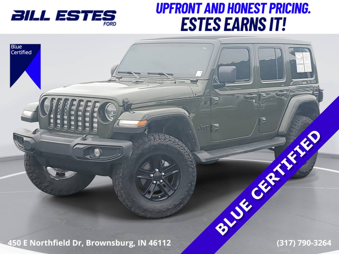 2021 Jeep Wrangler Sahara Altitude — SUV — 60,489 mi — Brownsburg, IN