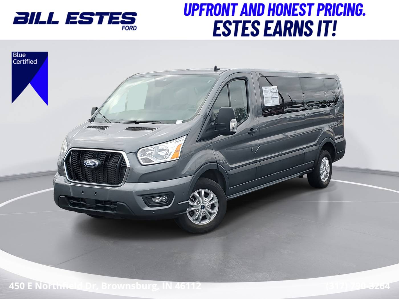 2021 Ford Transit Passenger Wagon T-350 XLT — Passenger Van — 66,186 mi — Brownsburg, IN