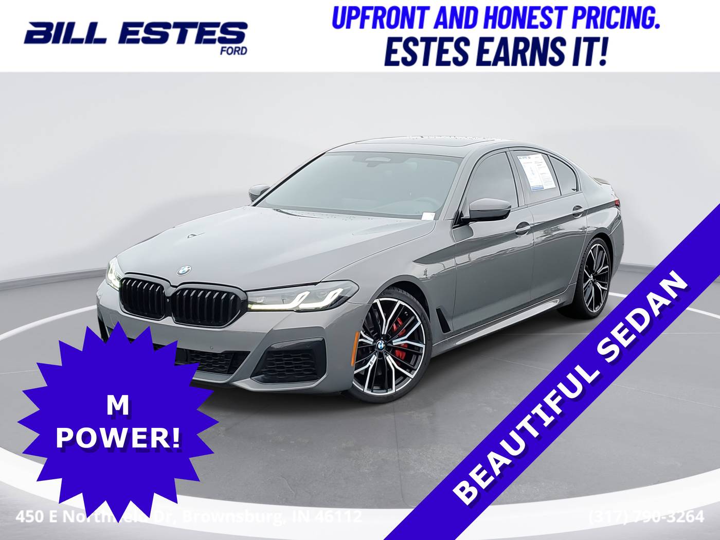 2021 BMW 5 Series M550i — Sedan — 34,520 mi — Brownsburg, IN