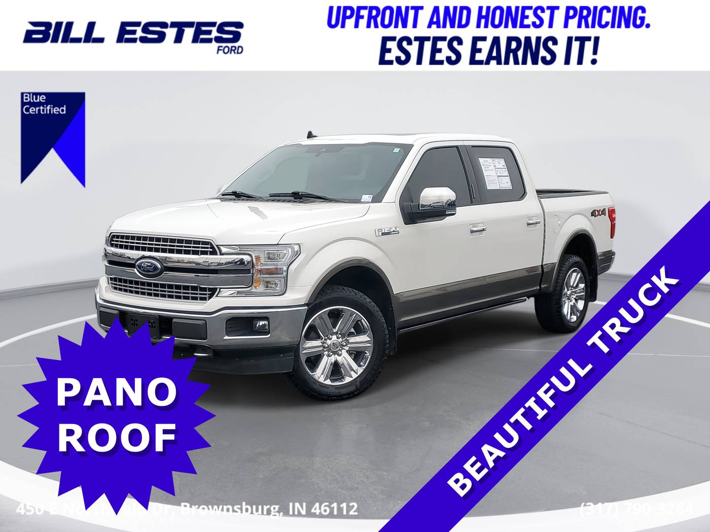 2019 Ford F-150 Lariat — Pickup Truck — 64,855 mi — Brownsburg, IN