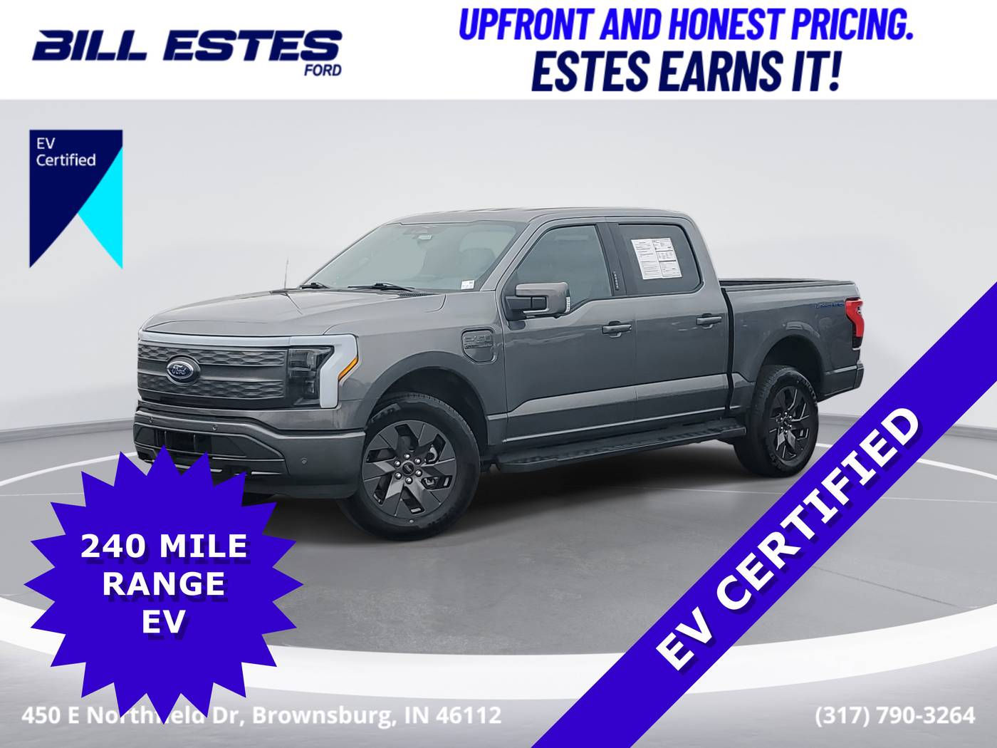 2023 Ford F-150 Lightning LARIAT — Pickup Truck — 21,729 mi — Brownsburg, IN