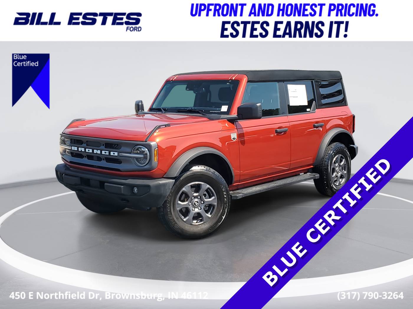 2023 Ford Bronco Big Bend — SUV — 17,121 mi — Brownsburg, IN