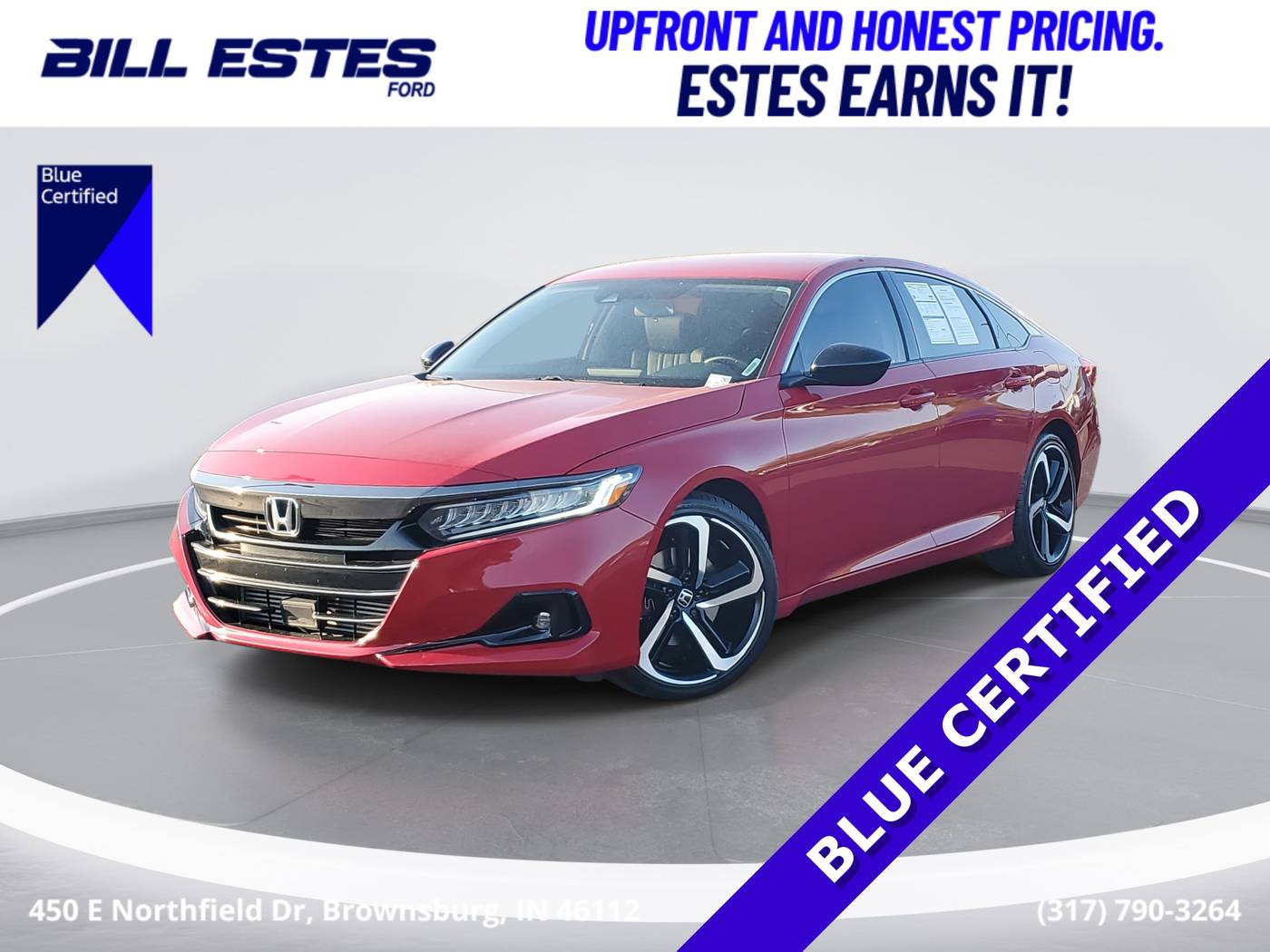 2022 Honda Accord Sport SE — Sedan — 64,829 mi — Brownsburg, IN