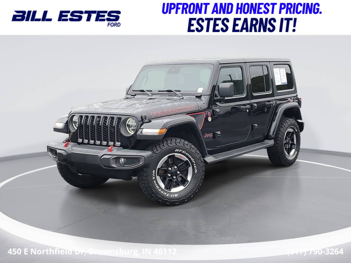 2021 Jeep Wrangler Rubicon — SUV — 95,633 mi — Brownsburg, IN