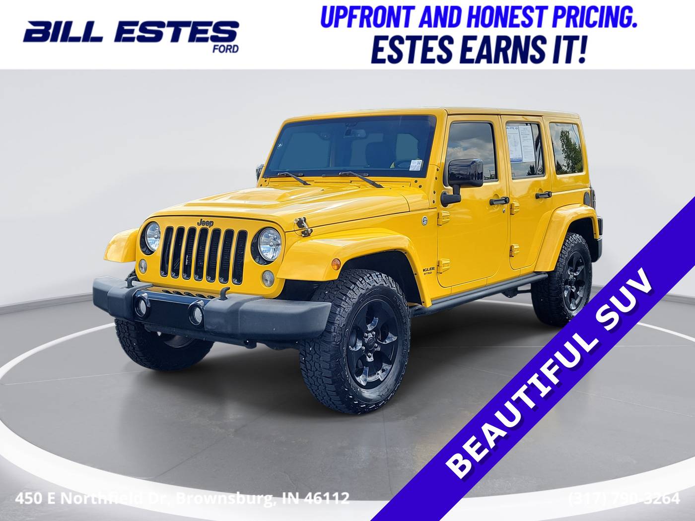 2015 Jeep Wrangler Altitude — SUV — 123,780 mi — Brownsburg, IN