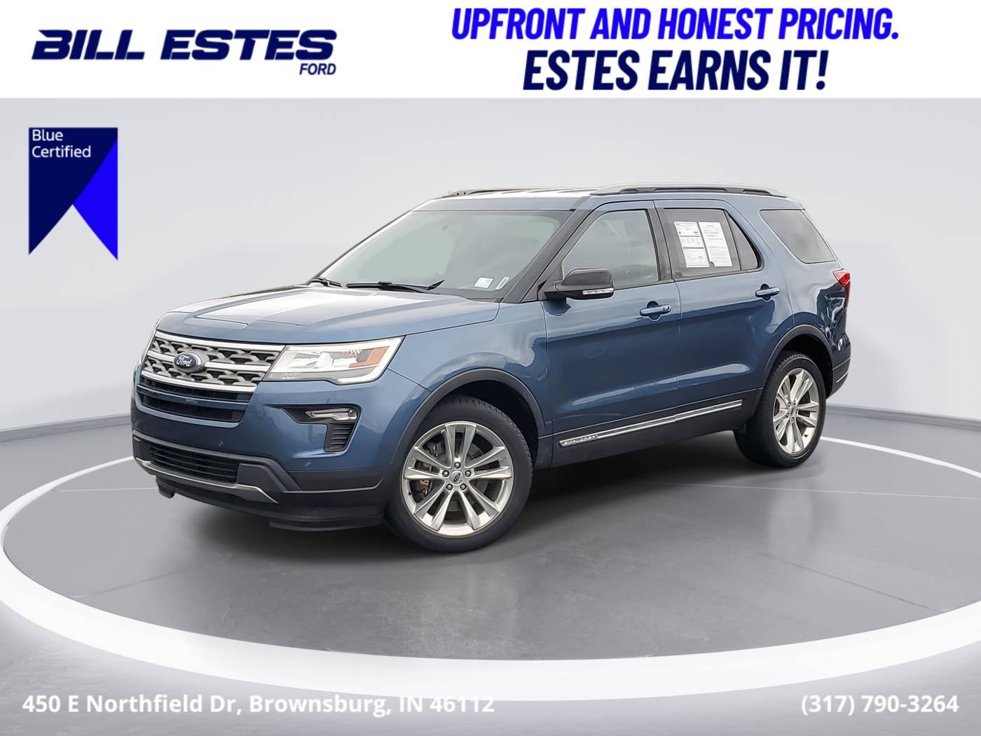2018 Ford Explorer XLT — SUV — 53,970 mi — Brownsburg, IN