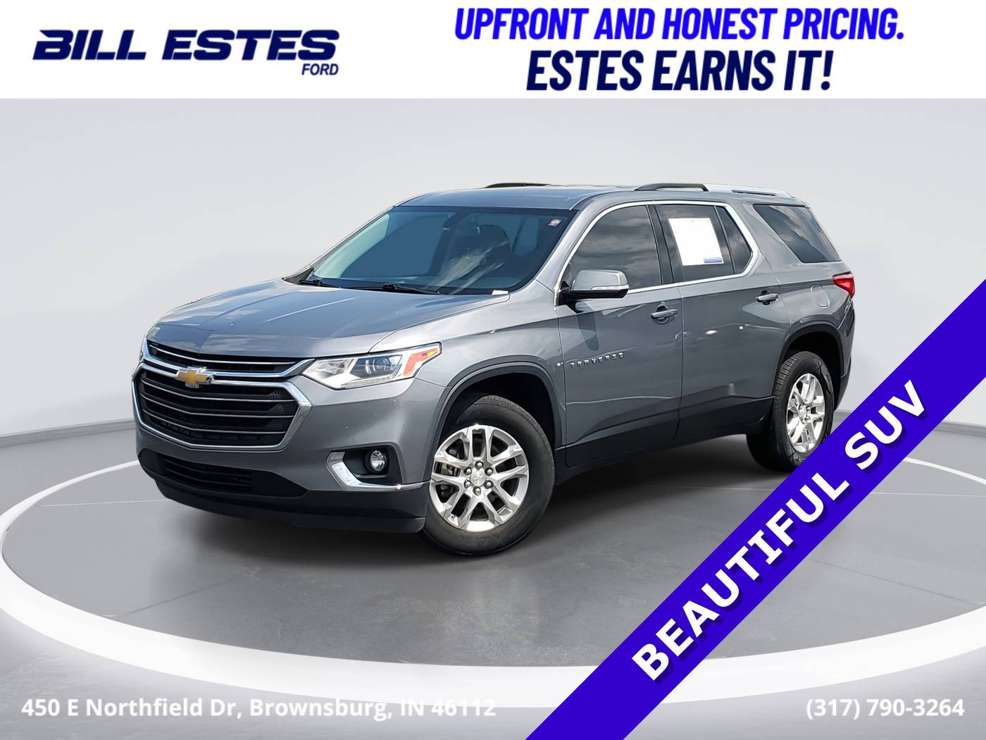 2018 Chevrolet Traverse LT Cloth — SUV — 132,002 mi — Brownsburg, IN