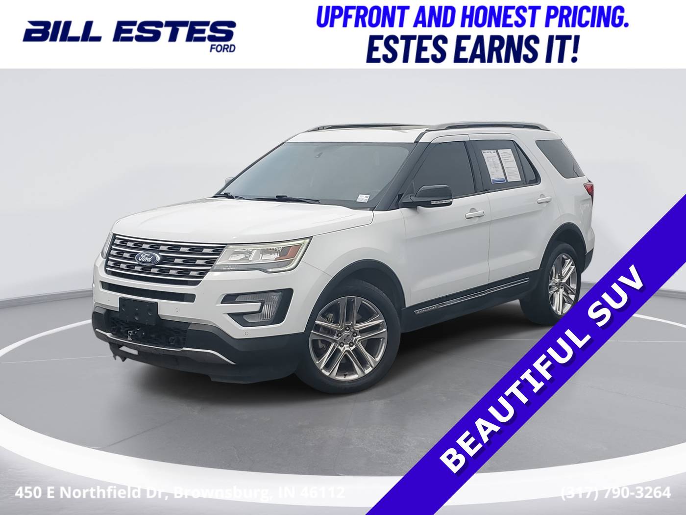 2017 Ford Explorer XLT — SUV — 125,461 mi — Brownsburg, IN