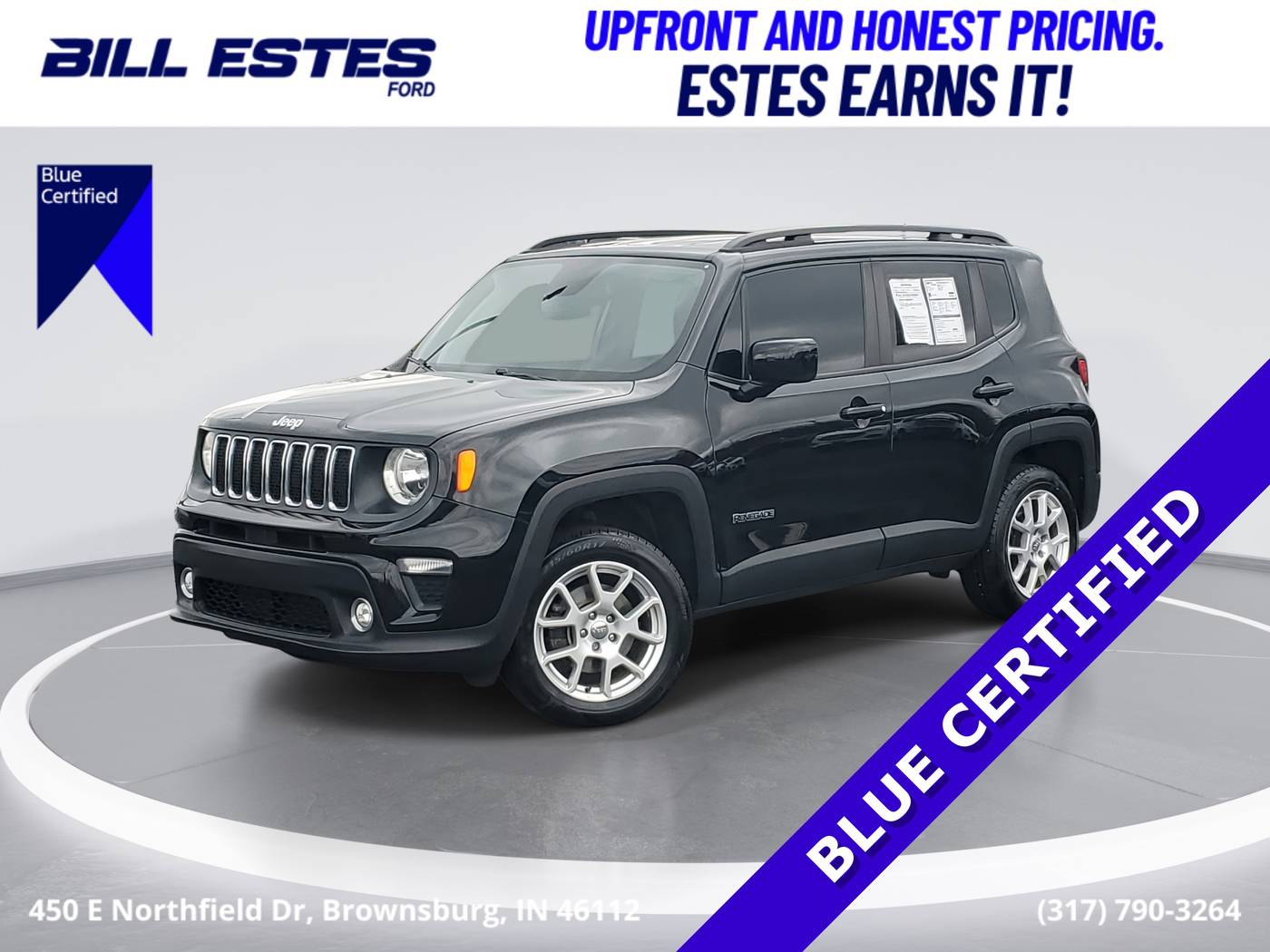 2019 Jeep Renegade Latitude — SUV — 44,351 mi — Brownsburg, IN