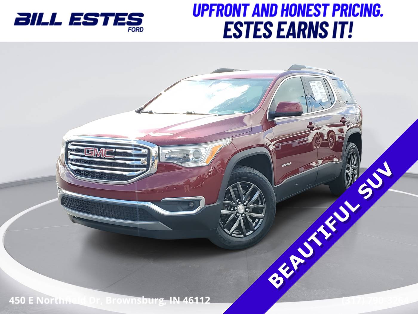 2017 GMC Acadia SLT — SUV — 93,191 mi — Brownsburg, IN