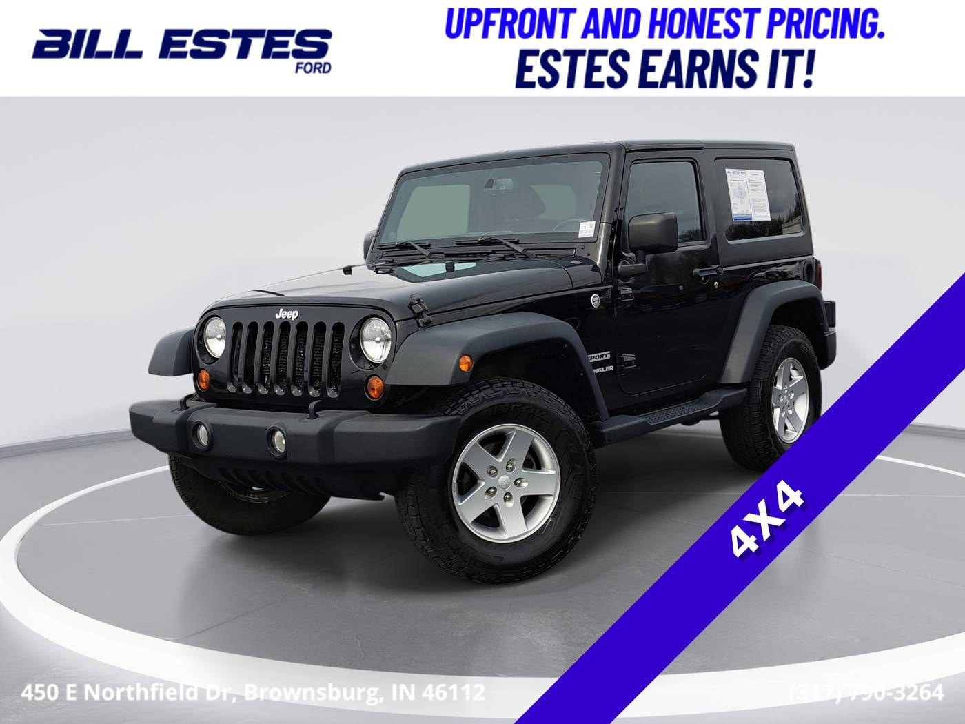 2013 Jeep Wrangler Sport — SUV — 145,560 mi — Brownsburg, IN