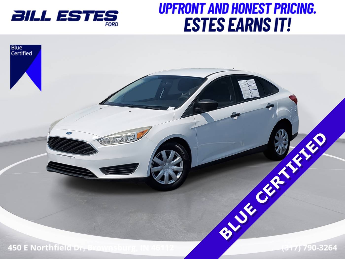 2017 Ford Focus S — Sedan — 67,695 mi — Brownsburg, IN