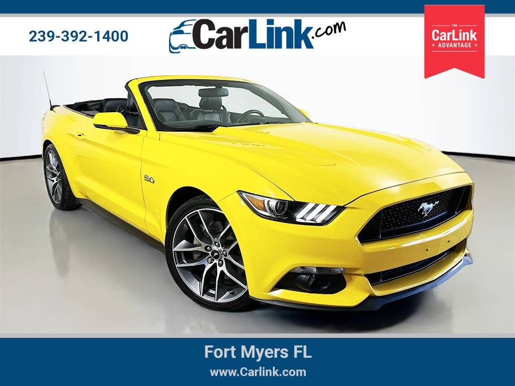 2016 Ford Mustang GT Premium — Convertible — 28,437 mi — Fort Myers, FL