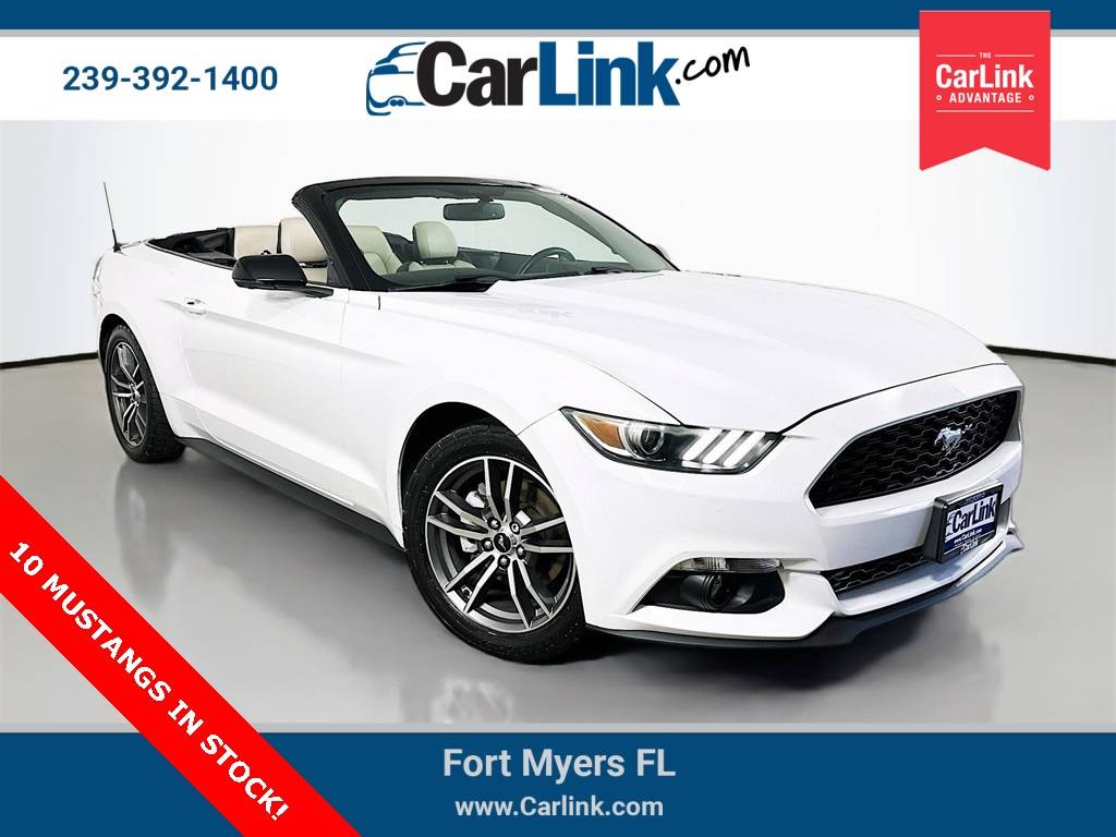 2016 Ford Mustang EcoBoost Premium — Convertible — 92,006 mi — Fort Myers, FL